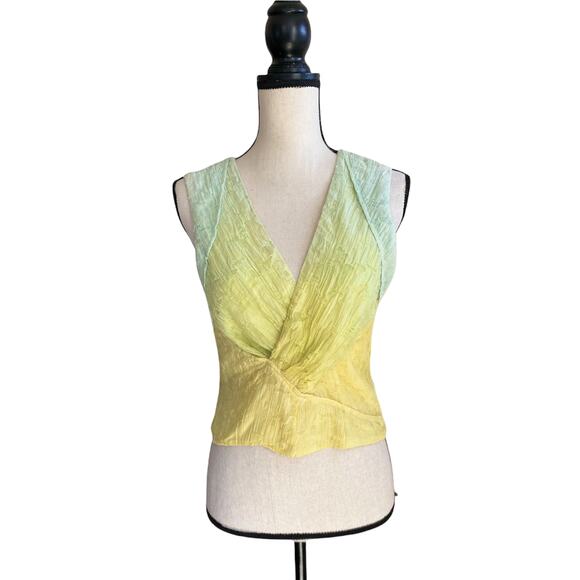 Christian Cota Spring 2012 Designer Hand Dyed Sample Blouse - Picture 3 of 16